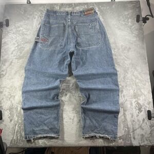 Vintage Pepe Jeans PJL 0-2209 Jeans Mens 40x32 Blue Wash Relaxed Straight Denim